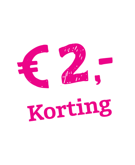Koop je tickets online met € 2 korting!