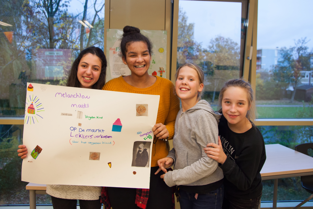Kinderen tijdens workshop 