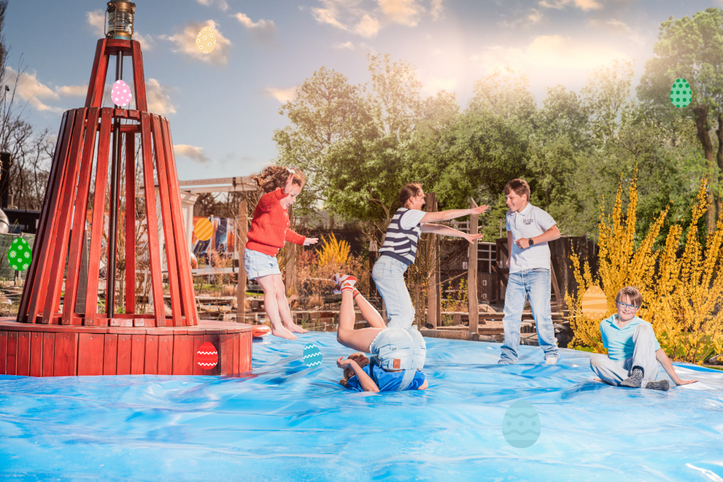 Oefenen met paaseitjes zoeken: zoek de 10 paaseitjes