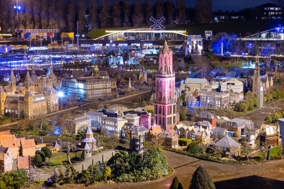 Madurodam winter 's avonds