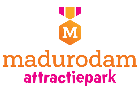 RGB logo Madurodam Attractiepark staand witte achtergrond