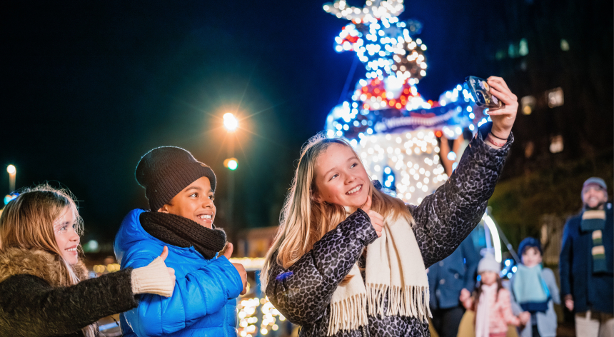 Selfie in winters Madurodam